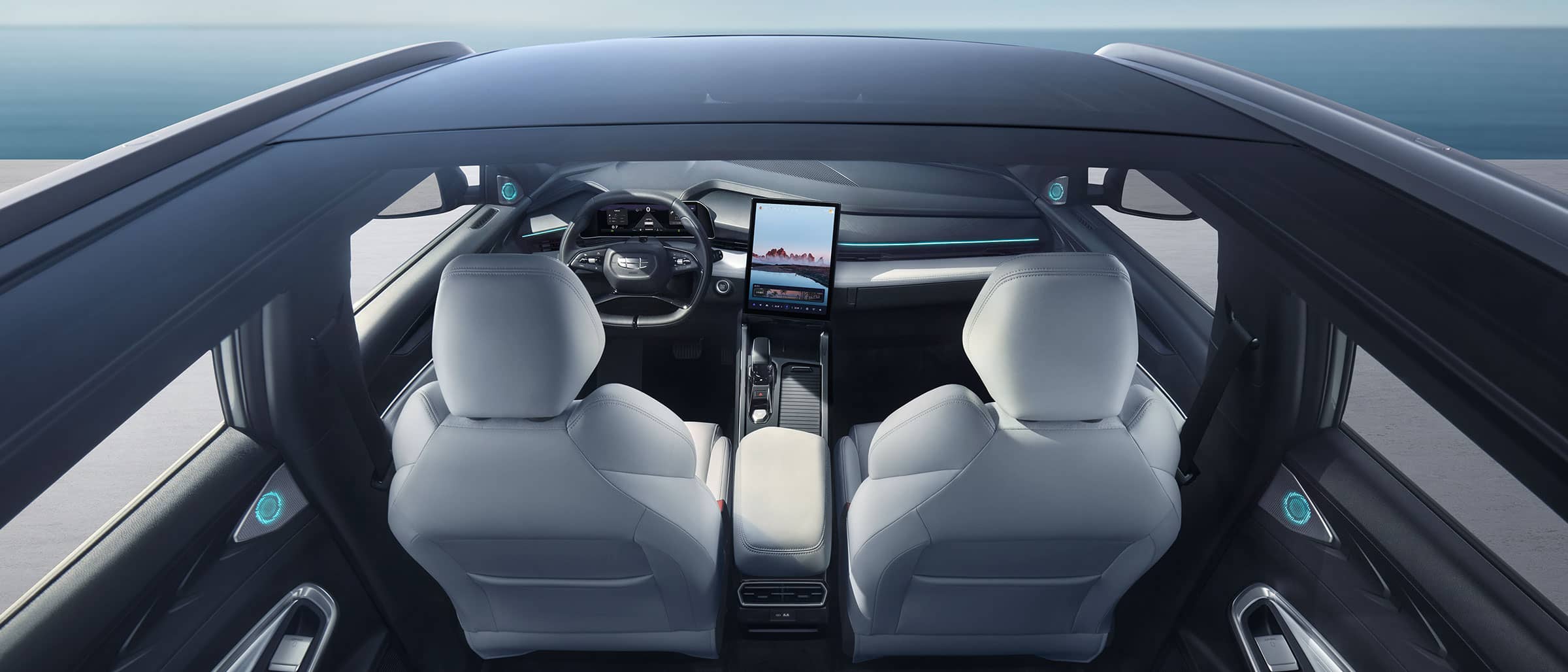 Plafon panoramic Geely Cityray