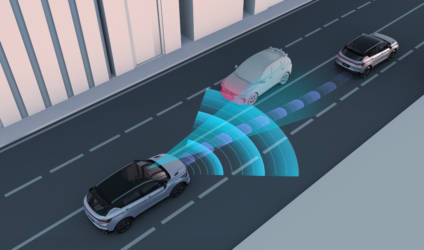 Asistență la menținerea benzii de rulare pe Geely Coolray