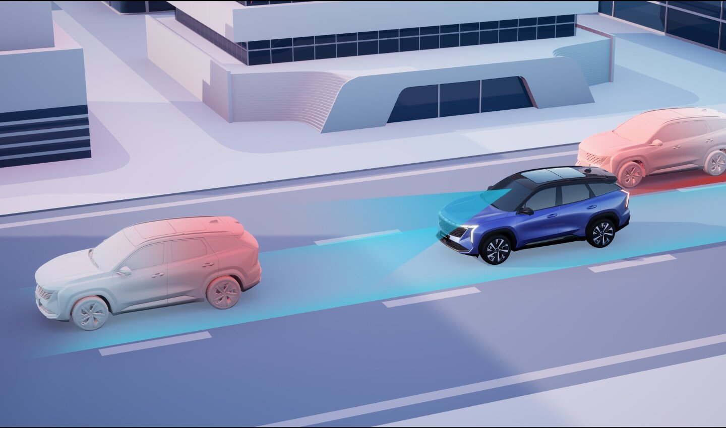 Avertizare de părăsire a benzii pe Geely Starray